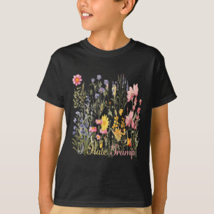 Diskret i Hate Trump Wildblommor Trump Hater Aldri T Shirt
