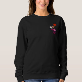 Diskret Lesbisk Flagga Flowers T Shirt