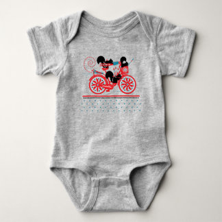 Diskret på ett cycle Onsie T Shirt