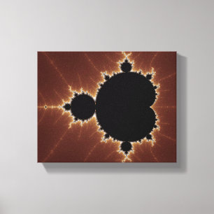 Diskret Power Fractal Canvastryck
