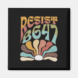 Diskret Resistent 8647 Trump Resist Trump Protest Magnet