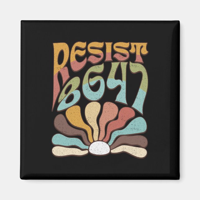 Diskret Resistent 8647 Trump Resist Trump Protest  Magnet (Framsidan)