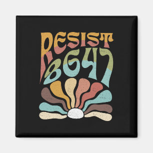 Diskret Resistent 8647 Trump Resist Trump Protest Magnet