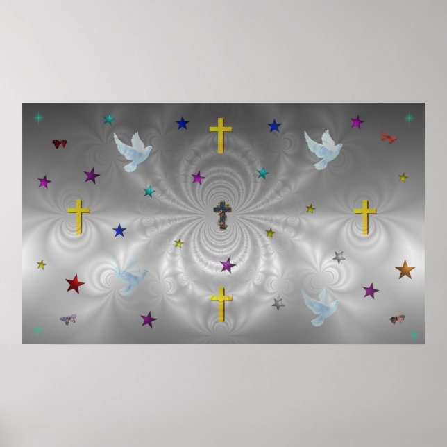 Diskret Shades of Jesus Poster (Framsidan)