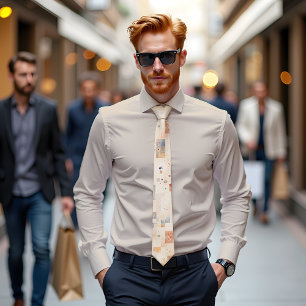 Diskret spektrum - Abstrakt Art Tie Slips
