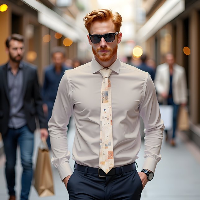 Diskret spektrum - Abstrakt Art Tie Slips (Skapare uppladdad)