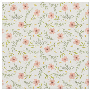 Diskret vattenfärg blommig pastell mönster tyg