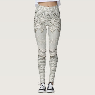 Diskret vitt snöre, textilnäring. leggings