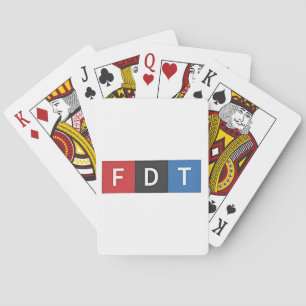 Diskreta anti-trumpy FDT Anti-Maga-demokrater Casinokort