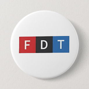 Diskreta anti-trumpy FDT Anti-Maga-demokrater Knapp