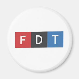 Diskreta anti-trumpy FDT Anti-Maga-demokrater Magnet