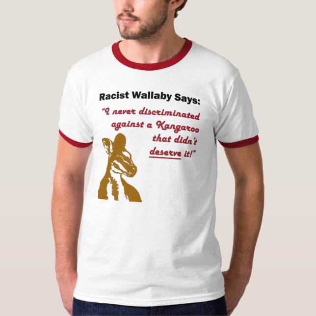 Diskriminera inte den fulla färgskjortan t-shirt (Framsida)