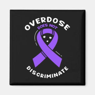 Diskriminerar inte Lila Awareness Ribbon 1 Magnet