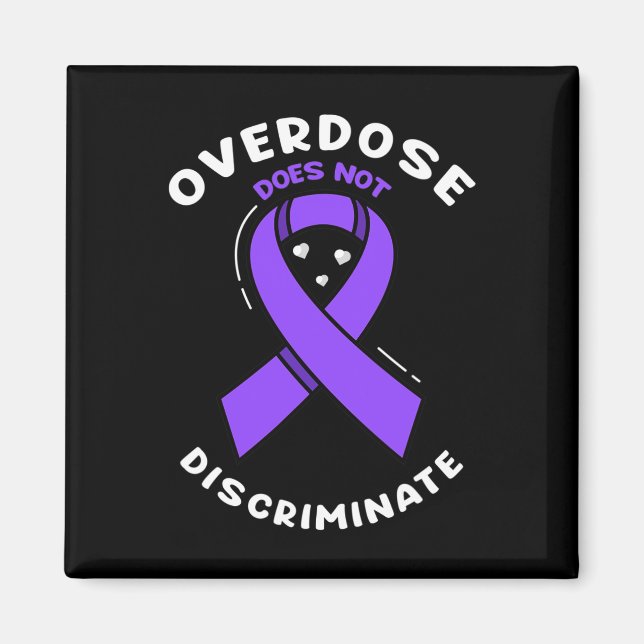 Diskriminerar inte Lila Awareness Ribbon 1 Magnet (Framsidan)