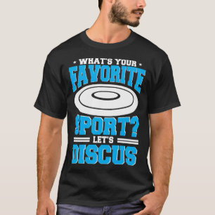 Diskspårning av favoritspelare för idrottspatrutin t shirt