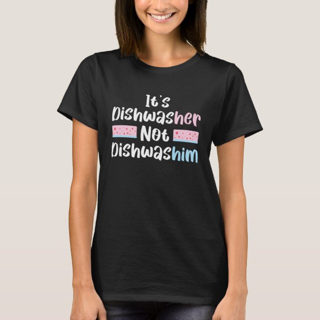 Disktvätt Jobb Yrke Restaurang Anställd Disk T Shirt (Framsida)