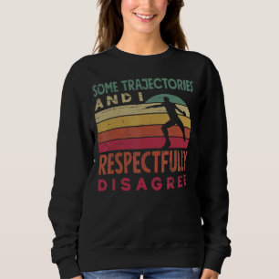 Diskus som kastar debatter genom tunnare spår och t shirt