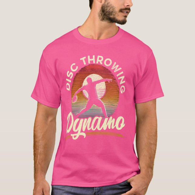 Diskus Thrower Athletics Sport Track and Fält Dis T Shirt (Framsida)