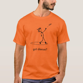 Diskus Thrower Stick Man t-shirt "har discus"?