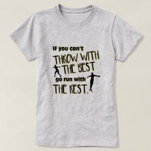 Diskuskast med bäst kvinna skjorta t-shirt