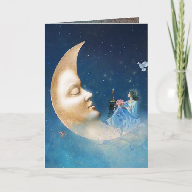 Diskussion med Måne Card Kort (Framsida)