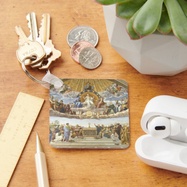 Diskussion om Heligan Sacrament, Raphael Sanzio Nyckelring (Skrivbord)