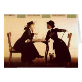 Diskussionen - konsthögkort hälsningskort