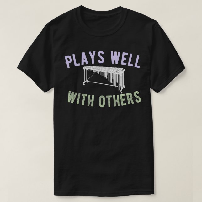 Diskussionen spelas bra med andra Marimba T Shirt (Design framsida)