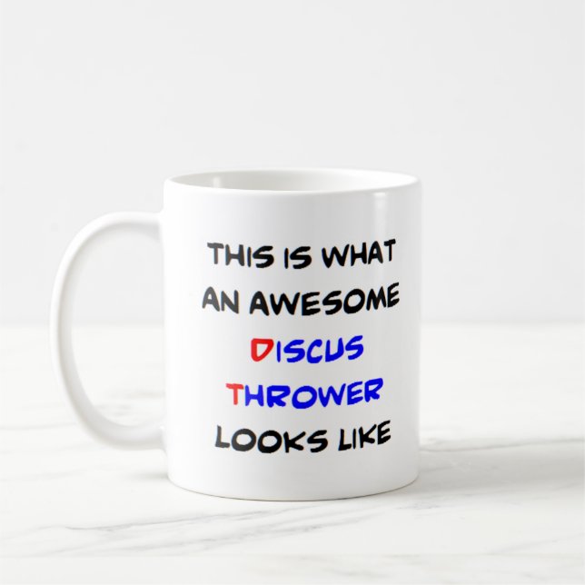 Diskustrumpor, fantastisk kaffemugg (Vänster)