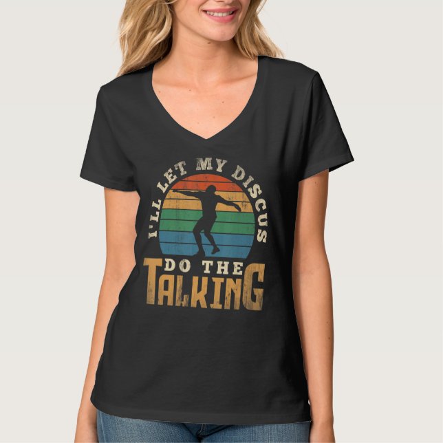 Diskutera genom att kasta diskussioner i långsamma t shirt (Framsida)