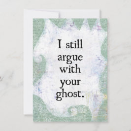 Diskutera med ditt spökelse kort