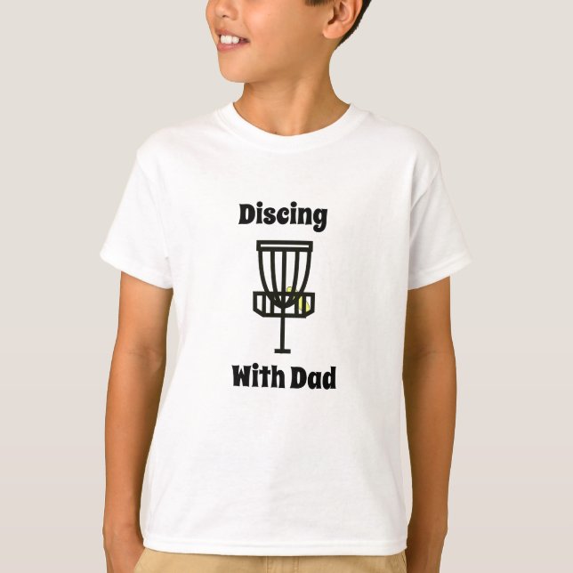 Diskutera med pappa Disk Golf T Shirt (Framsida)