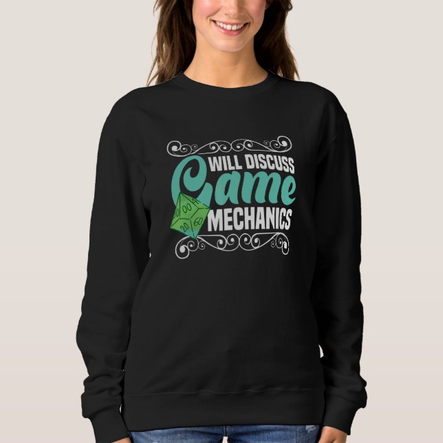 Diskutera Spel Mekanik Brädspel Brädspelsfantast B T Shirt (Framsida)