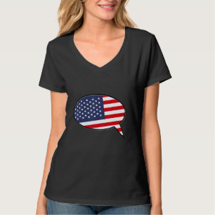 Diskuterar politik pratbubbla t shirt