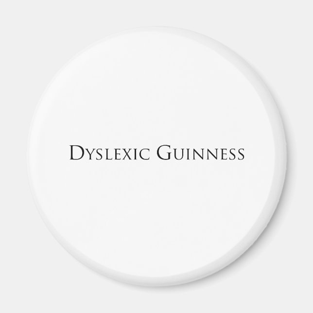 dislexiskt gufärgande - svart.png magnet (Framsidan)