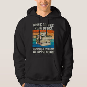 Dismantle Systems of Oppe, läskkaffe, Bokar Hoodie