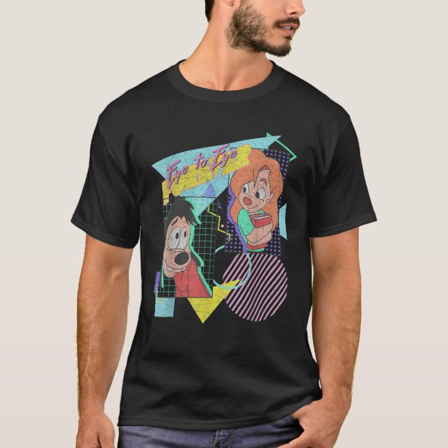 Disney A Goofy Movie Max Roxanne Öga to Öga Foreve T Shirt (Framsida)