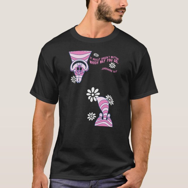 Disney Alice In Wonderland Cheshire Cat Doesn't Ma T Shirt (Framsida)