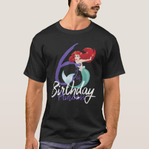 Disney Den lilla Sjöjungfrun Ariel 6e Birthday Pri T Shirt
