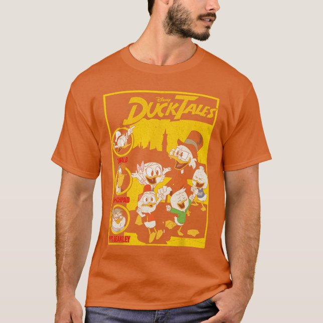Disney DuckTales Comic Book Cover boy T Shirt (Framsida)