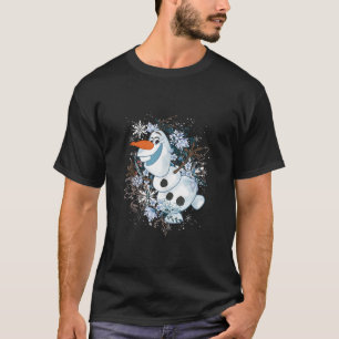 Disney Frost Olaf Snöflingor Och Blommor Tank Top T Shirt