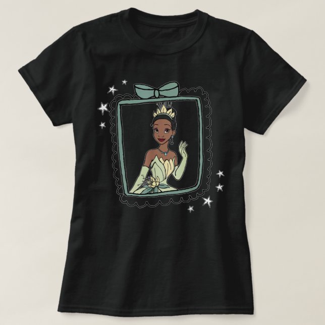 Disney he Princess och Frog iana Porrai T Shirt (Design framsida)