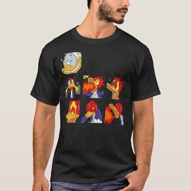 Disney Hot Ones Donald Duck This Is Fine - Help Me T Shirt (Framsida)