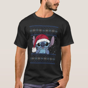 Disney Lilo Stitch jul Stitch Ugly Sweater S T Shirt
