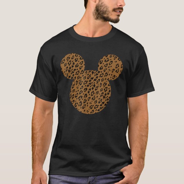 Disney Mickey And Friends Mickey Mouse Cheetah Pri T Shirt (Framsida)