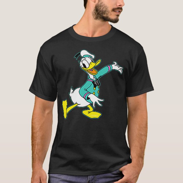 Disney Mickey & Friends Donald Duck Small Pose T Shirt (Framsida)