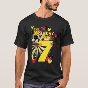 Disney Mickey och vänner Mickeys 7-års födelsedags T Shirt