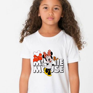 Disney Minnie Mouse-grafik och Minnie Mouse-mono T Shirt