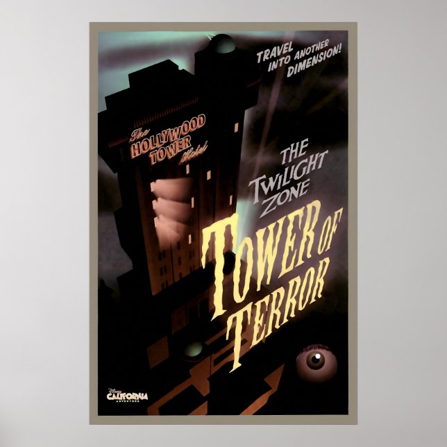 Disney Parks Twilight Zone Tower of Terror Poster (Framsidan)