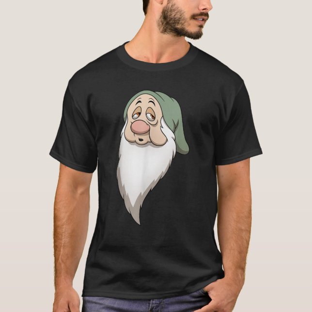 Disney Snow White And The Seven Dwarfs Sleepy Big  T Shirt (Framsida)